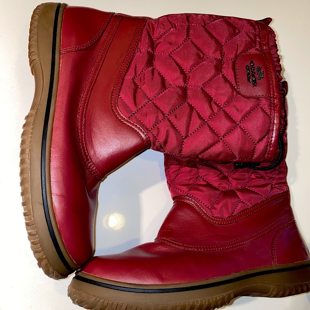 Coach Red Winter Boots 7.5